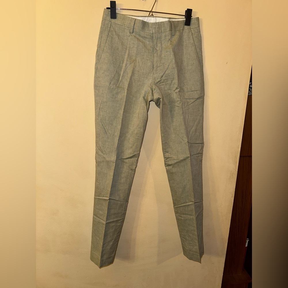J Crew Men’s Ludlow Slim Cotton/Linen Pants, 28x32